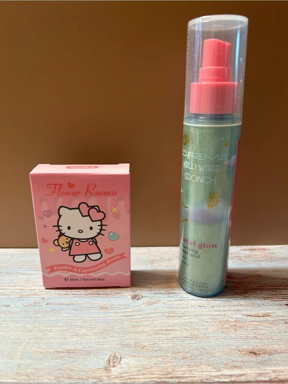 Hello Kitty Fragrance And Crystal Glow Shimmer Mist